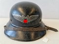 Stahlhelm Luftschutz, Originallack, ungereinigtes Stück