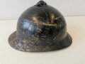 Finnland, M17 Sohlberg Stahlhelm mit wohl 20/30iger Jahre Innenfutter