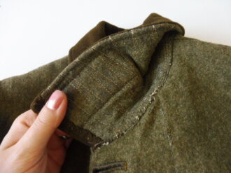 Reichsarbeitsdienst Feldbluse datiert 1939. Kammerstück mit original vernähten Kragenspiegeln.