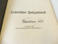 Sächsische Polizei 30iger Jahre, 5 teiliger, nicht vollständiger Satz Dienstvorschriften, unter anderem "Scheißanleitung Maschinenpistole 18"