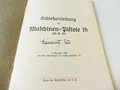 Sächsische Polizei 30iger Jahre, 5 teiliger, nicht vollständiger Satz Dienstvorschriften, unter anderem "Scheißanleitung Maschinenpistole 18"