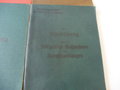 Sächsische Polizei 30iger Jahre, 5 teiliger, nicht vollständiger Satz Dienstvorschriften, unter anderem "Scheißanleitung Maschinenpistole 18"
