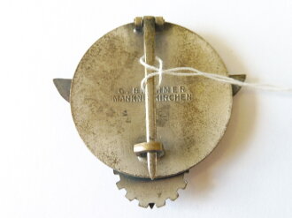 Gausieger Abzeichen 1939, Hersteller Brehmer Markneukirchen, unbeschädigt