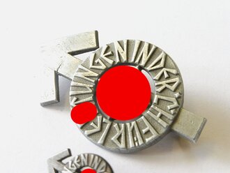 HJ Leistungsabzeichen in Silber mit Miniatur. Zink...