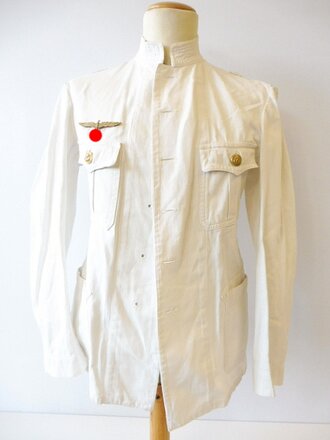 Kriegsmarine, weißes Jackett mit passender, gerader...