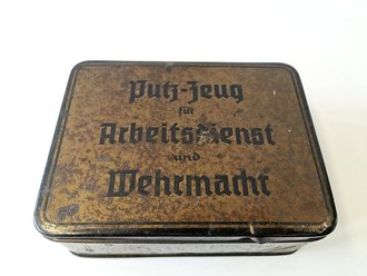 Kasten "Putz Zeug für Arbeitsdienst und Wehrmacht" 8 x 21 x 16cm