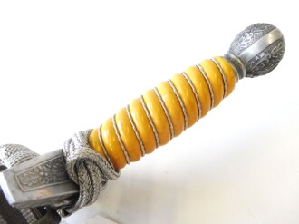 Luftwaffe, Dolch für Offiziere, Hersteller WKC Solingen. Zusammengehöriges Stück in gutem Zustand