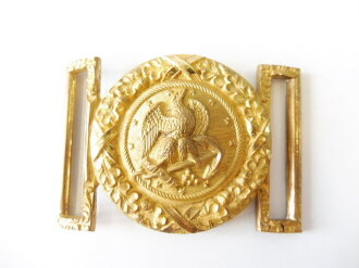 U.S. Army 1880s - 1890s officers brass buckle, most likely REPRODUCTION