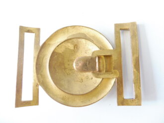 U.S. Army 1880s - 1890s officers brass buckle, most likely REPRODUCTION