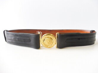 U.S. Army officers belt, Heavy leather 54mm wide. Original ?