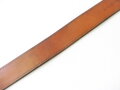 U.S. black leather belt 122cm total length, 55mm wide