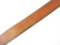 U.S. black leather belt 122cm total length, 55mm wide