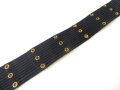 U.S. blue canvas belt with brass 65mm buckle .Total length 101cm