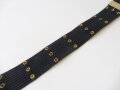 U.S. blue canvas belt with brass 65mm buckle .Total length 101cm