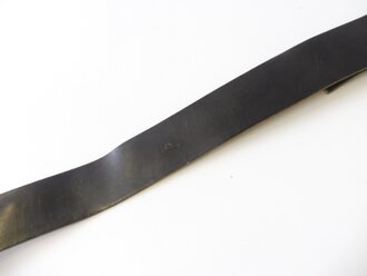 British Army Service Corps Belt "DIEU ET MON DROIT" Black leather 60mm wide, total length105cm