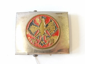 Weimarer Republik, Gürtelschliesse Reichsbanner schwarz - rot - gold. 45mm