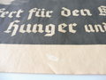 Plakat " Laßt uns nicht hungern " " Opfert für den Kampf gegen Hunger und Kälte"  42,5 x 60,5cm