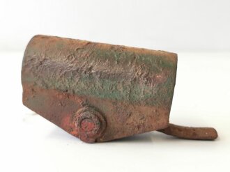 Klemmbacken Nachrichtentruppe, z.B. Sternantenne-Kurbelmast. Ungereinigter Wasserfund, gängig