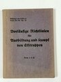 "Vorläufige Richtlininien für Ausbildung und Kampf von Skitruppen" vom 1.8.42 mit 175 Seiten