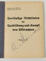 "Vorläufige Richtlininien für Ausbildung und Kampf von Skitruppen" vom 1.8.42 mit 175 Seiten