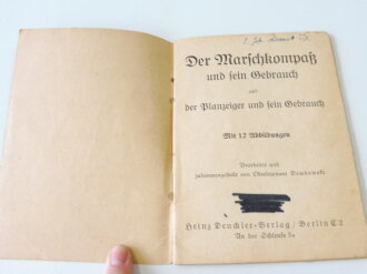 "Der Marschkompaß" und sein Gebrauch, Denckler Verlag, 30 Seiten