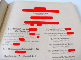 "Das Sudetenbuch, Handbuch für den Reichsgau Sudetenland" Jahrgang 1940. DIN A4 mit 96 Seiten