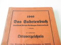 "Das Sudetenbuch, Handbuch für den Reichsgau Sudetenland" Jahrgang 1940. DIN A4 mit 96 Seiten