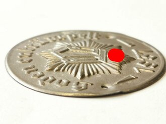 Reichsluftschutzbund, Türplakette " Boden entrümpelt 1937", Durchmesser 45 mm