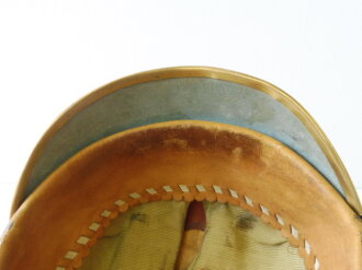 Preußen, Pickelhaube für einen Offizier im Füsilier-Regiment Generalfeldmarschall Prinz Albrecht von Preußen (Hannoversches) Nr 73 . Unbespielter Helm, sicherlich leicht zu verbessern