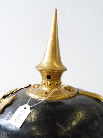 Preußen, Pickelhaube für einen Offizier im Füsilier-Regiment Generalfeldmarschall Prinz Albrecht von Preußen (Hannoversches) Nr 73 . Unbespielter Helm, sicherlich leicht zu verbessern