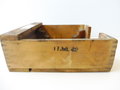 Transportkasten aus Holz für Tellermine 42, ungereingtes Stück