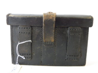 Frankreich, Patronentaschen-Kästchen Modell 1904 der Gendarmerie in gutem Zustand