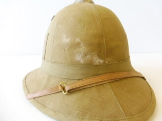 Italien 2. Weltkrieg, Tropenhelm Modell 1940, Kopfgrösse 56, original in Papier eingeschlagenes Stück