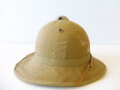 Italien 2. Weltkrieg, Tropenhelm Modell 1940, Kopfgrösse 56, original in Papier eingeschlagenes Stück