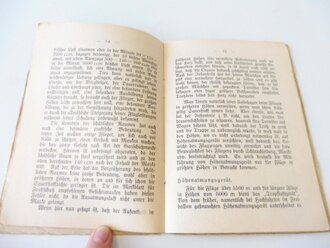 Fliegerei 1.Weltkrieg " Einflüsse des Fliegens auf den menschlichen Körper und ärztliche Ratschläge für Flieger" 2.Auflage vom Januar 1918 mit 38 Seiten
