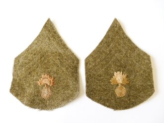 U.S. Army WWI, Pair Corporal Ordnance department patches