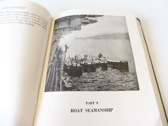 U.S. Navy 1944 dated "The Bluejacket´s manual" 585 pages
