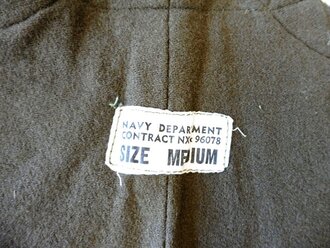 U.S. Navy WWII Deck pants size medium. Used" Navy Department Contract NXsx 96078"