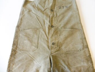 U.S. Navy WWII Deck pants size medium. Used" Navy Department Contract NXsx 96078"