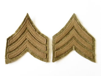 U.S. Army WWI, Sergeant Rank insignia, Pair