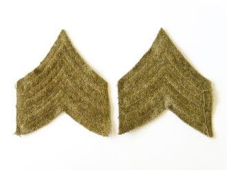 U.S. Army WWI, Sergeant Rank insignia, Pair