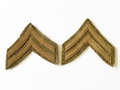 U.S. Army WWI, Corporal Rank Insignia, Pair