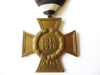 Ehrenkreuz für Kriegsteilnehmer am Dreiecksband