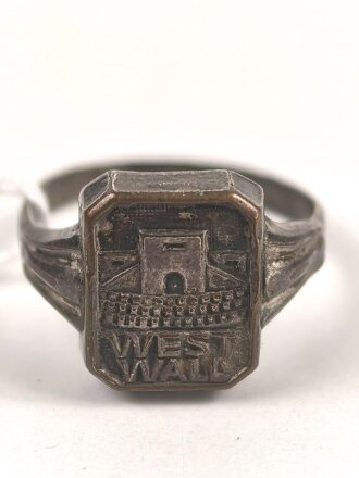 "Westwall" Fingerring in gutem Zustand, Höhe 13,5mm