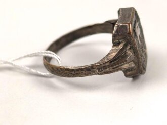 "Westwall" Fingerring in gutem Zustand, Höhe 13,5mm