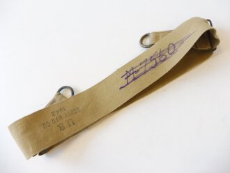 U.S. Army 1942 dated general purpose (mussette bag) strap