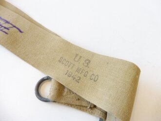 U.S. Army 1942 dated general purpose (mussette bag) strap