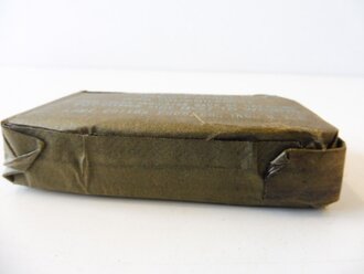 U.S. 1942 dated First aid pouch with cardboard boxed bandage