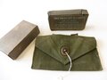 U.S. 1942 dated First aid pouch with cardboard boxed bandage