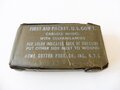 U.S. 1942 dated First aid pouch with cardboard boxed bandage